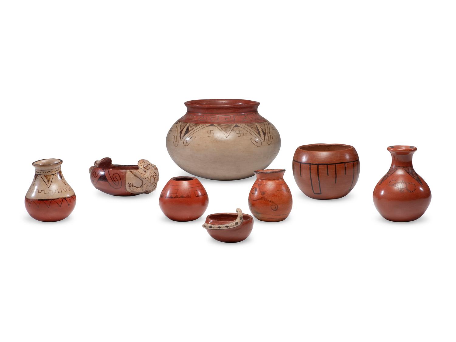 Tohono O'odham and Maricopa Pottery Jars