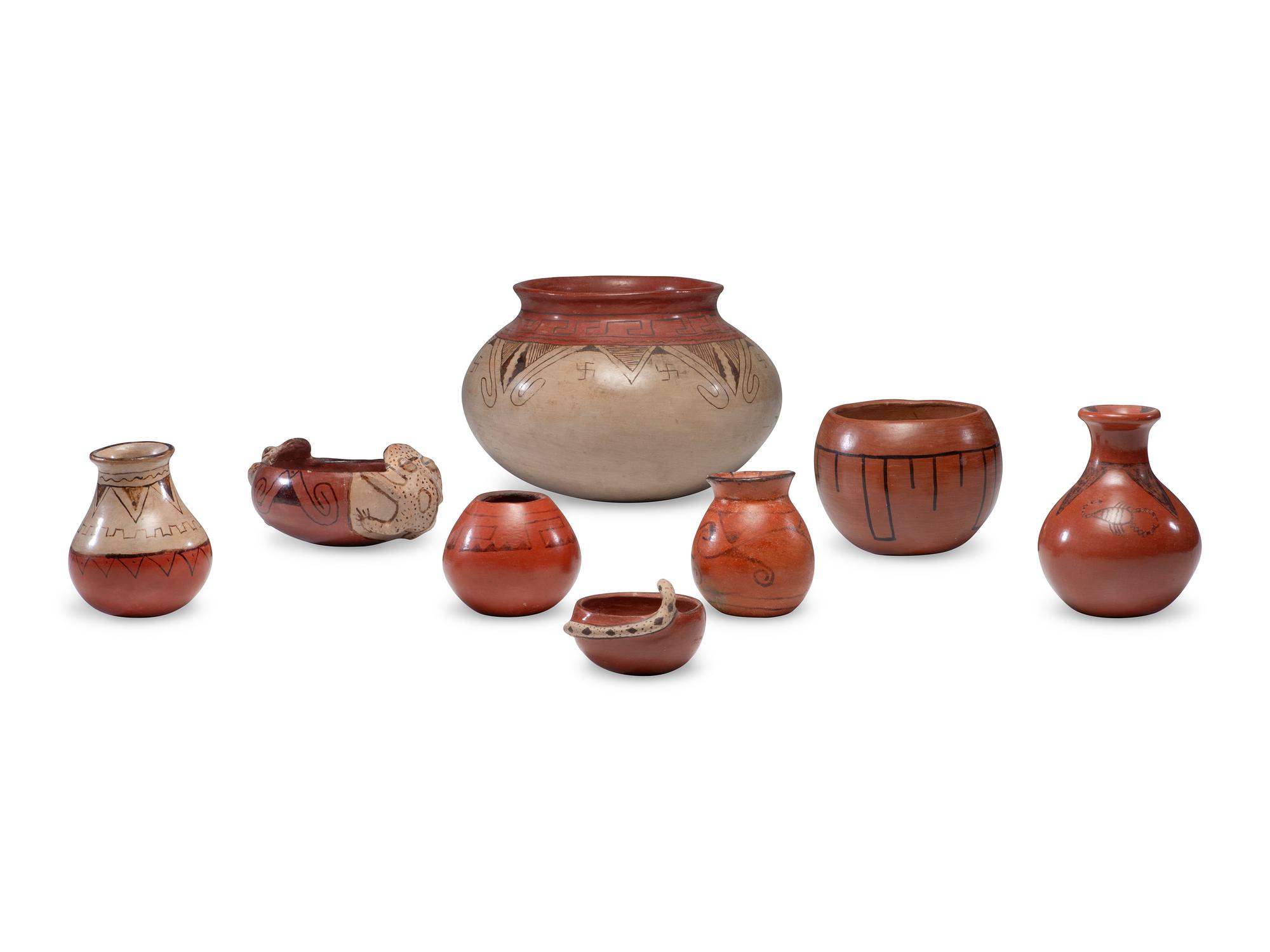 Tohono O'odham and Maricopa Pottery Jars
