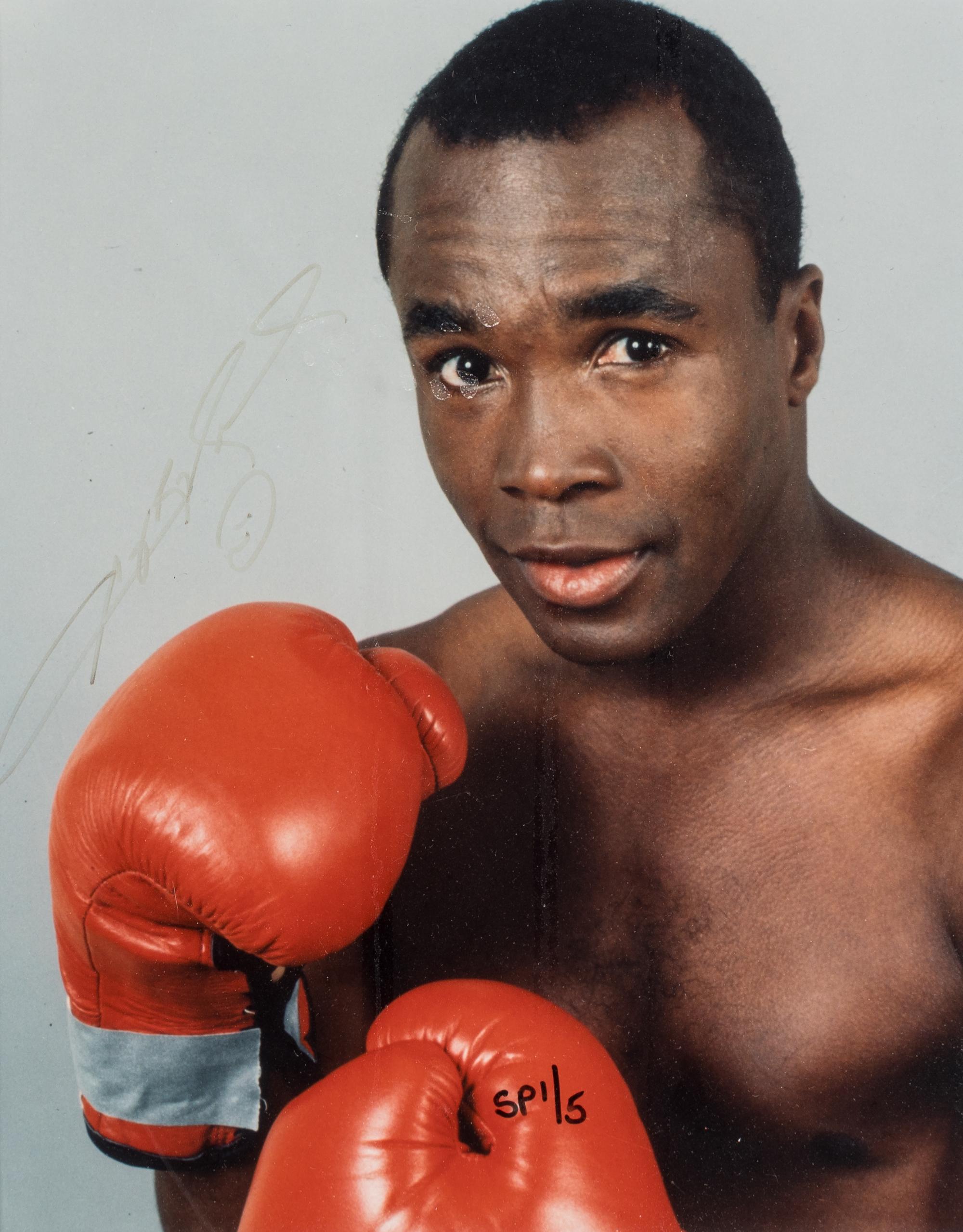 A Group of Boxing Champions Signed Autograph Items Including Muhammad Ali (Beckett Authentication Services Letter)