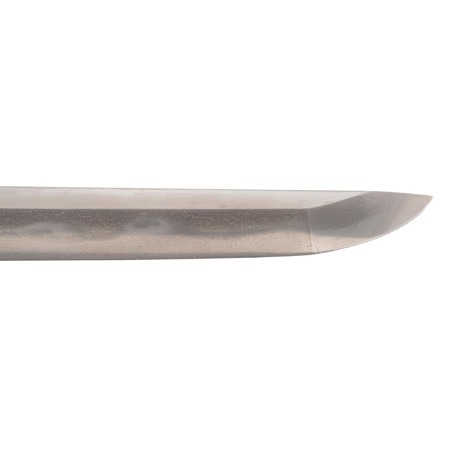 Japanese Katana Signed "Kuninaga" with Outstanding Hamon in Shira Saya
