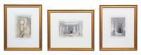 ROBERTS, David (1796-1864). A group of 15 small-format lithograph prints from "The Holy Land", including: