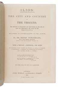 [Travel & Exploration]. Schliemann, Heinrich (1822-1890). A group of 5 first editions, comprising: