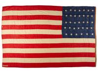 [FLAGS] -- [CIVIL WAR]. 34-star American flag. Ca 1861-1863.