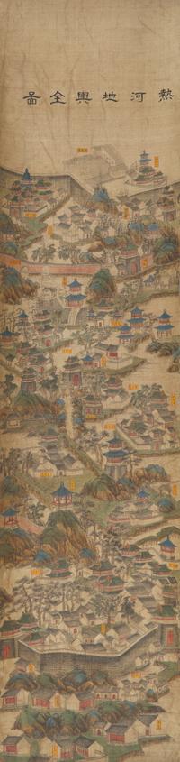 Chinese School, View of the Imperial Summer Palace, Rehe (Chengde, Hebei) 熱河避暑山莊圖一組四幅