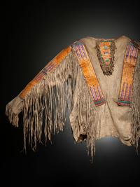 Fort Berthold Quilled Hide Shirt