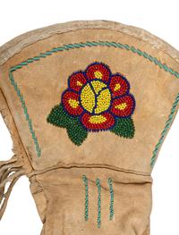 Plateau Beaded Hide Gauntlets