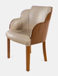 Set of Twelve Art Deco Cloud Dining Chairs, c. 1930s