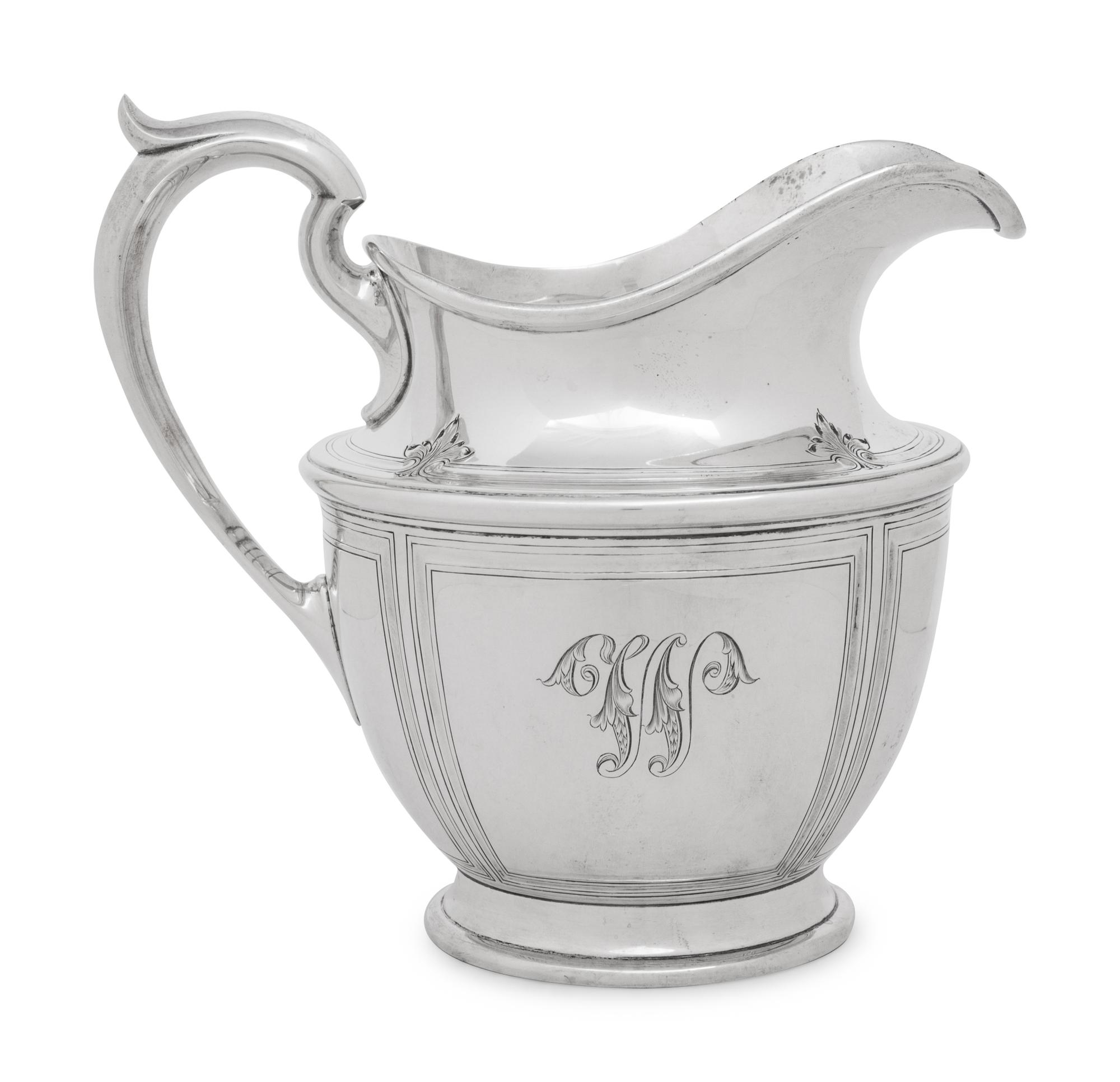 An American Silver Water Pitcher