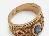 A Collection of Etruscan Revival Jewelry