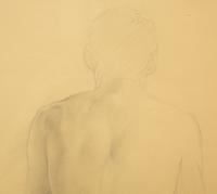 Seated Male Nude