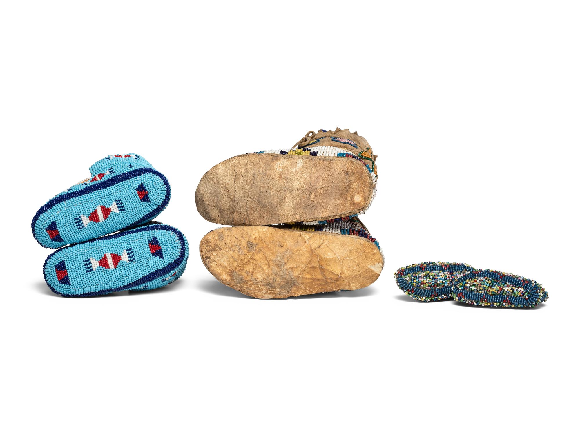 Northern Plains Children's Beaded Moccasins