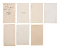 [CIVIL WAR]. A group of 8 photographs, highlighted by CDV of identified officer from the 34th Illinois Volunteers.