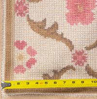 An English Wool Chain-Stitch Rug