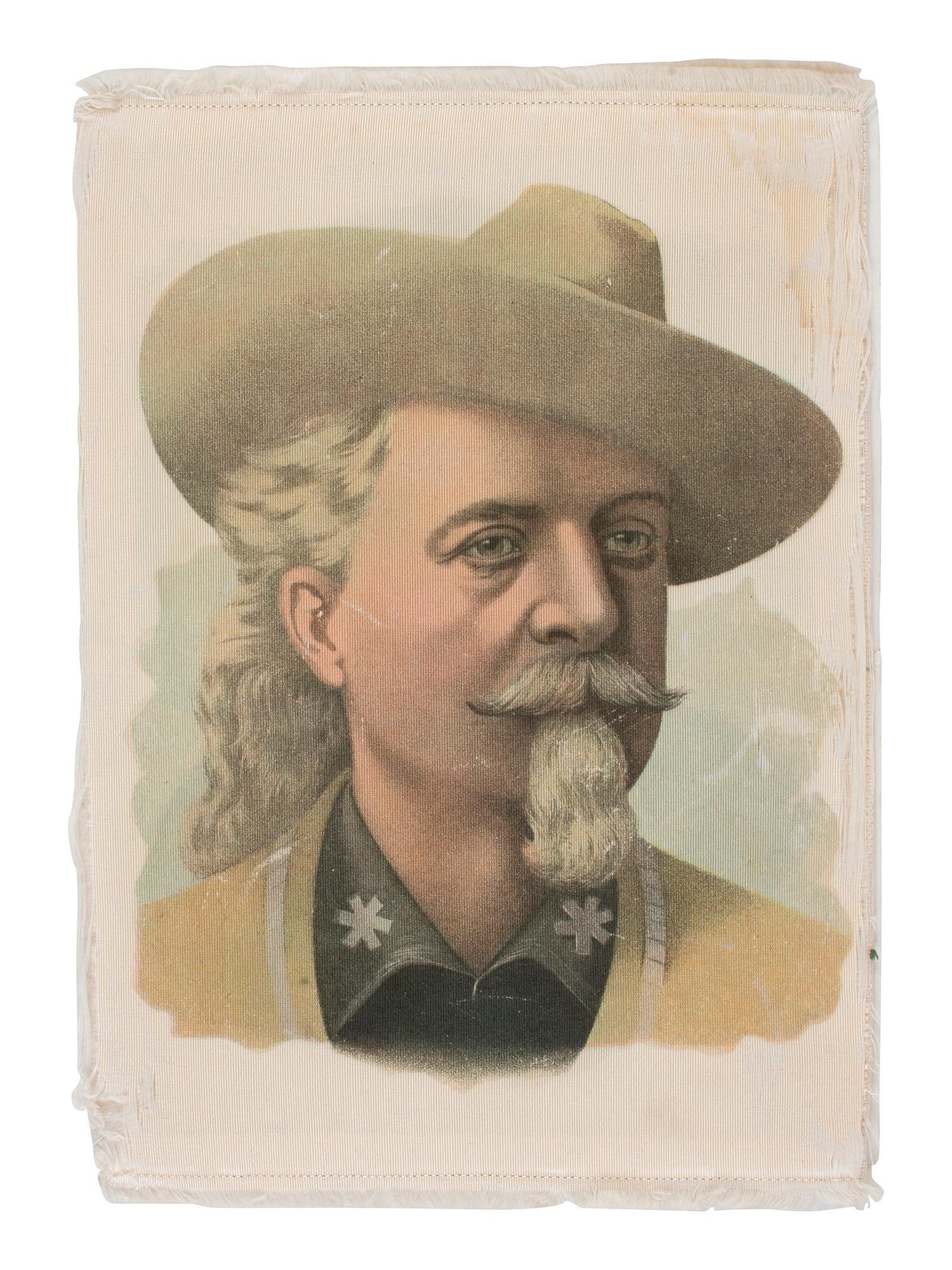 [WILD WEST SHOWS]. Buffalo Bill's "Wild West" and Congress of Rough Riders of the World . London: Weiners Ltd., 1903. Rare program with silk cover.