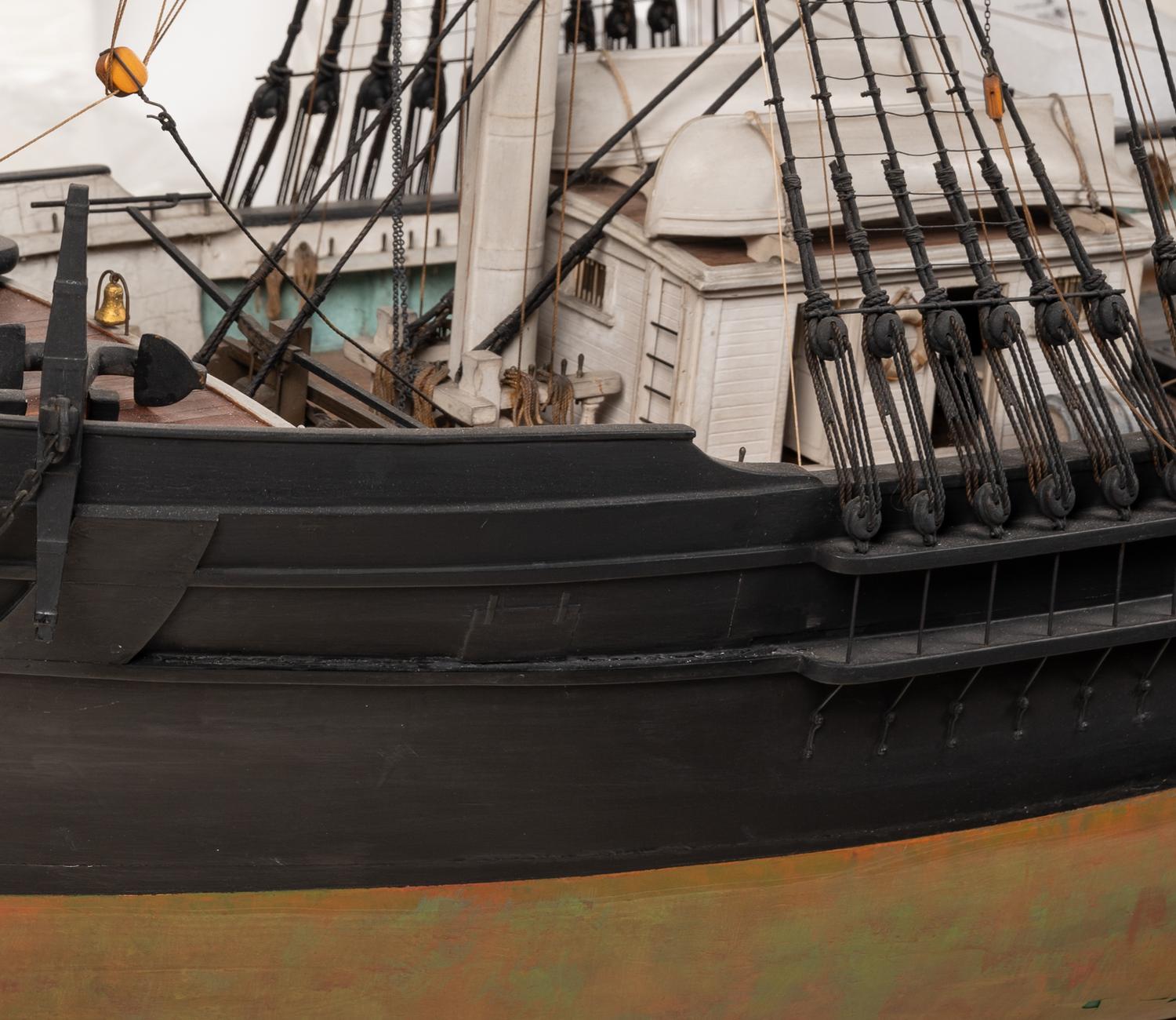 A Model of a Three-Mast Ship