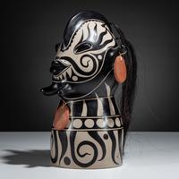 Pottery Figural Bust