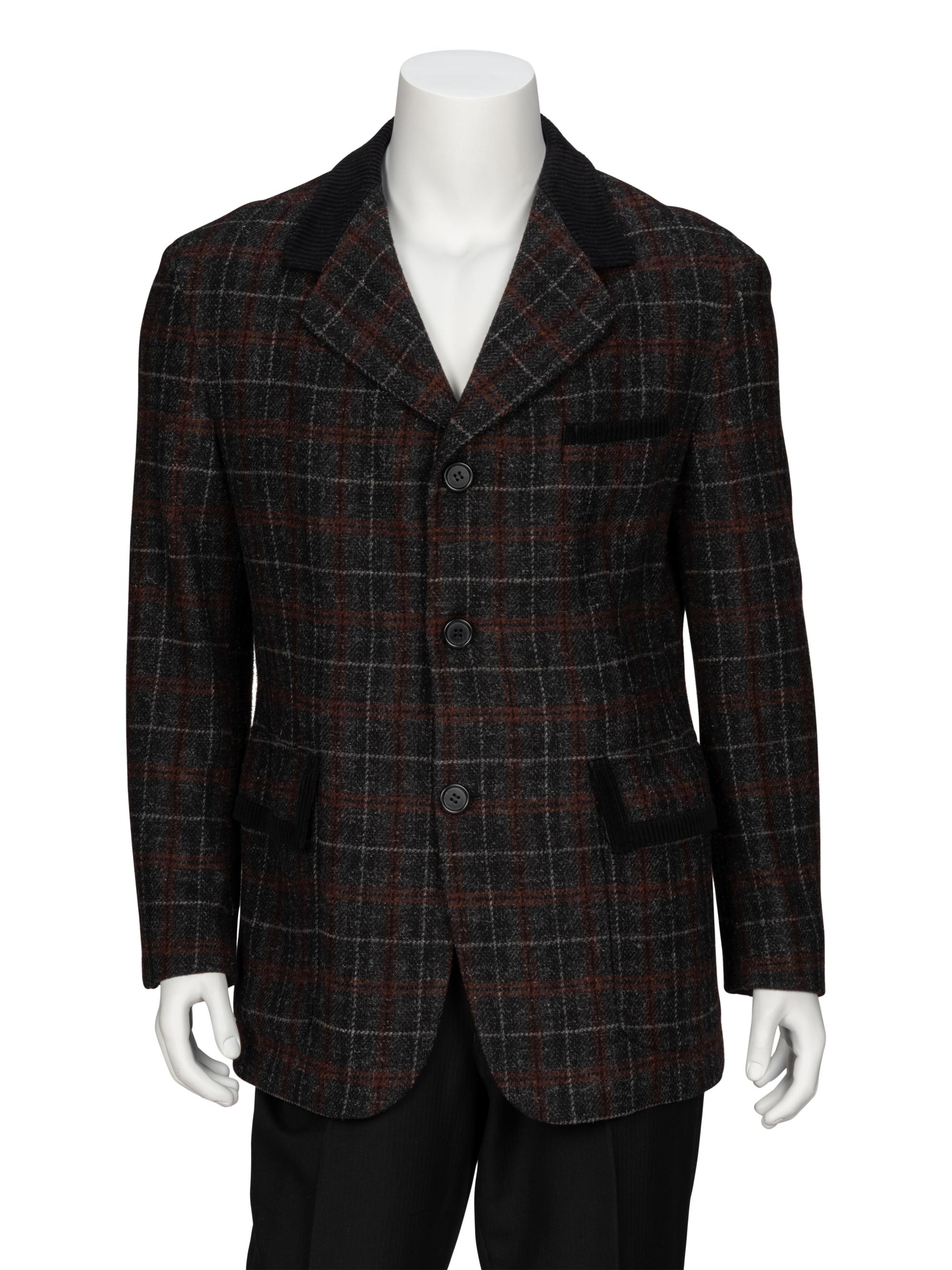 Dolce & Gabbana, Plaid Wool Jacket