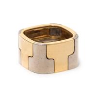 MARVIN SCHLUGER, BICOLOR GOLD RING