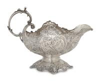 A German Silver Sauce Boat
