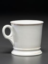 A Birdseed Salesman's Porcelain Occupational Shaving Mug Belonging to Fred Shulze