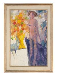 Nude with Flowers