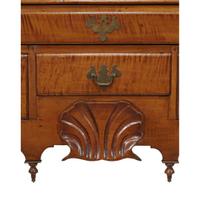 Queen Anne carved maple high chest Portsmouth, NH, circa 1785