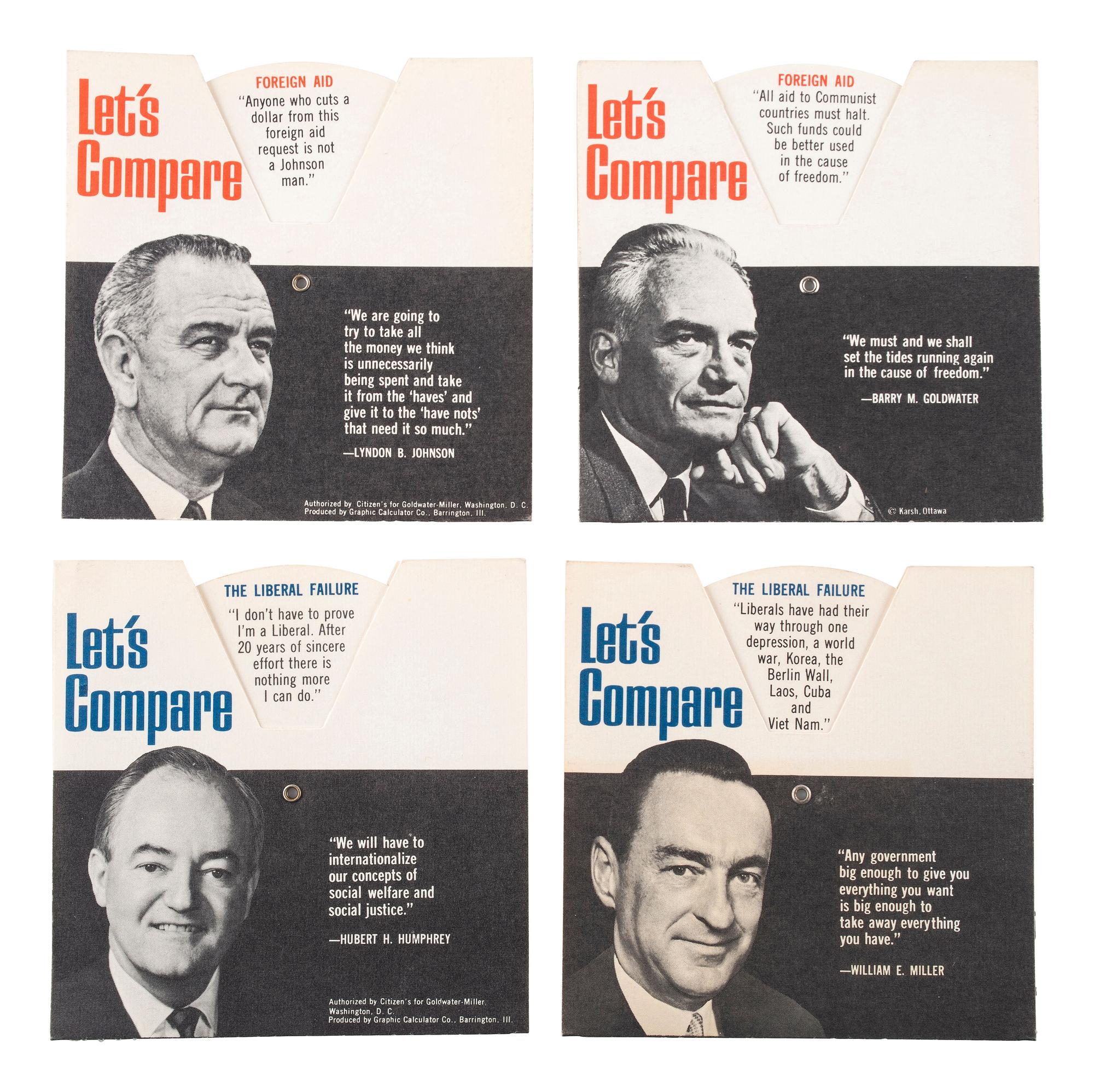 [POLITICS]. Massive group of campaign and presidential ephemera, 2nd half of the 20th century.