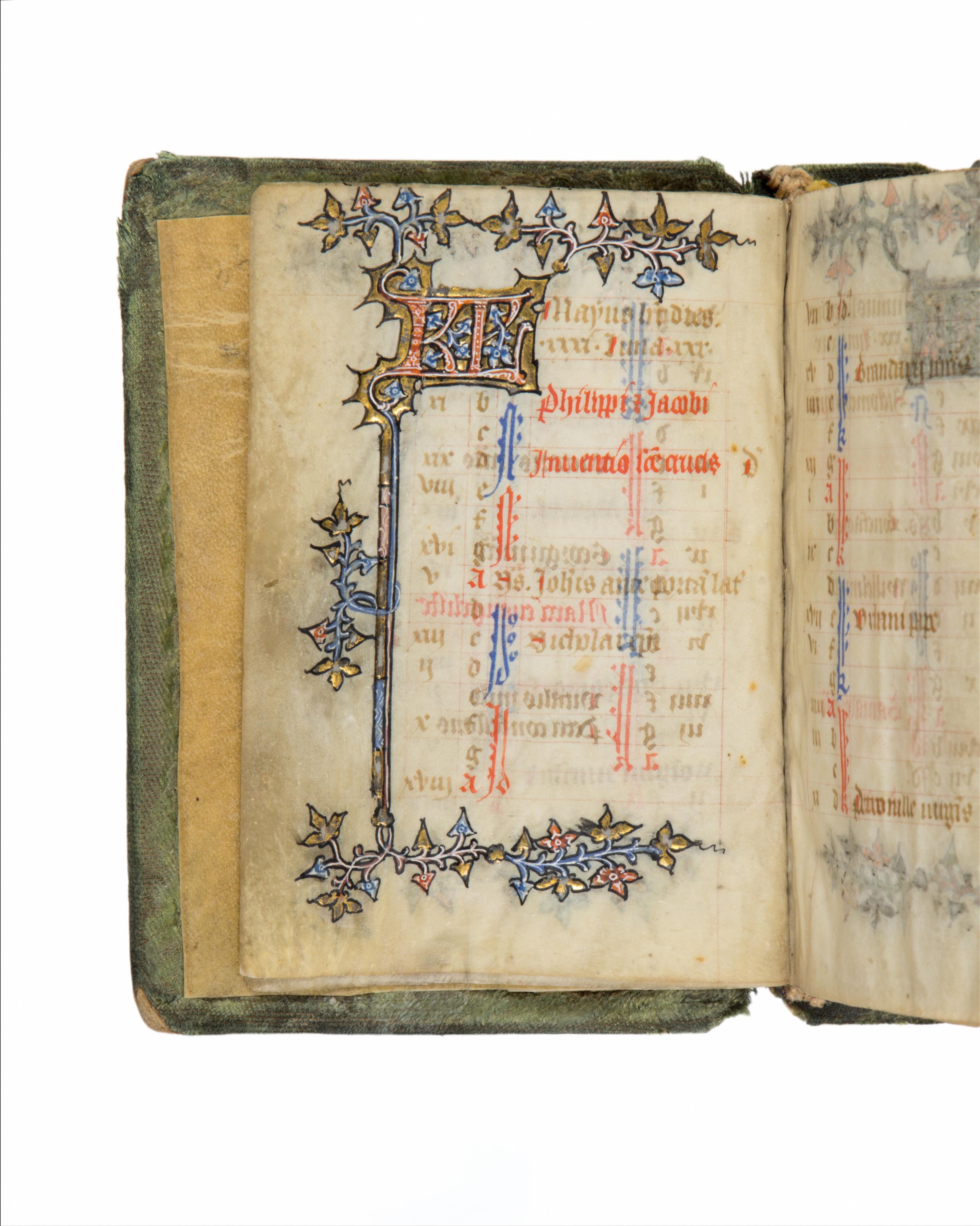 MASTERS OF THE BEAUFORT SAINTS (active Bruges, c. 1410-1415) Book Hours, in Latin, illuminated manuscript on parchment [Southern Netherlands, Bruges, c. 1410-1415]