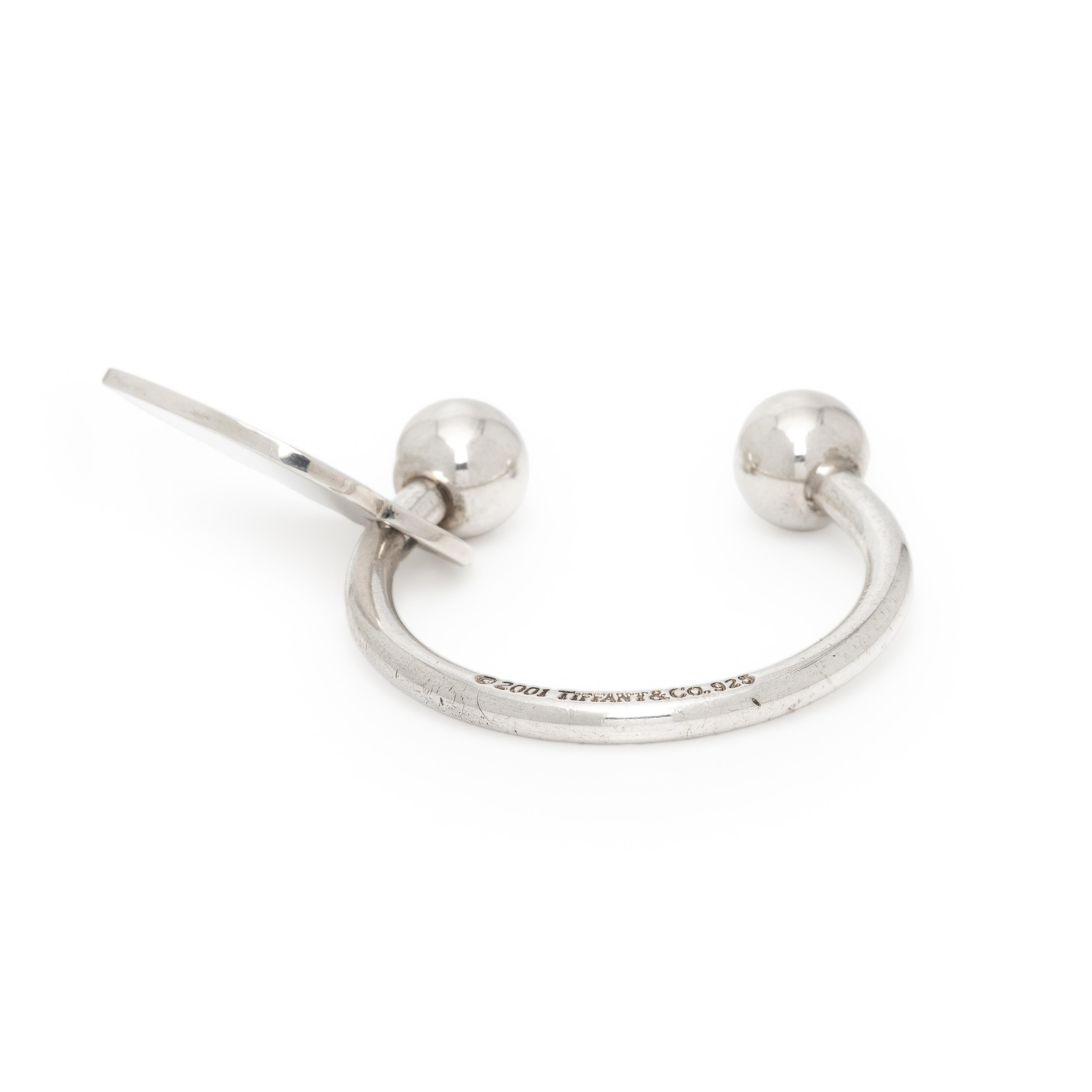 Tiffany & Co., Sterling Silver 'Return to Tiffany' Keyring