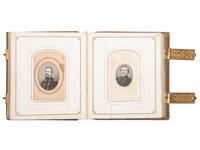 [EARLY PHOTOGRAPHY]. 100+ CDVs, stereoviews, & tintypes of Civil War personalities & civilians.