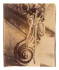A group of four photographs ( Hôtel de Sully Charost, rue du Cherche-Midi 11 , 1904-1905; Hôtel de Fleury, rue des Saints-Pères 28 , 1905; 7 rue de l'Estrapade , 1905; Grille du chœr, èglise Saint Roch , 1912)