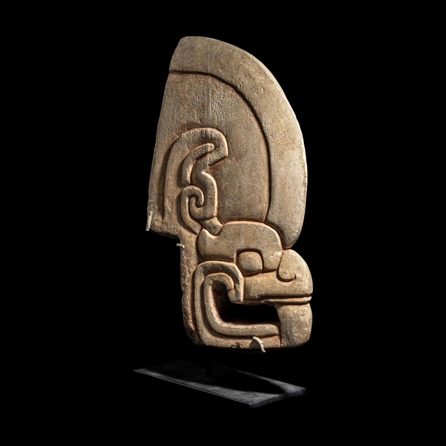 A Maya Stone Hacha