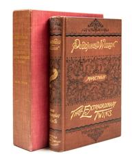 CLEMENS, SAMUEL L. Contract signed for the dramatization of Pudd'nhead Wilson. With a first edition.
