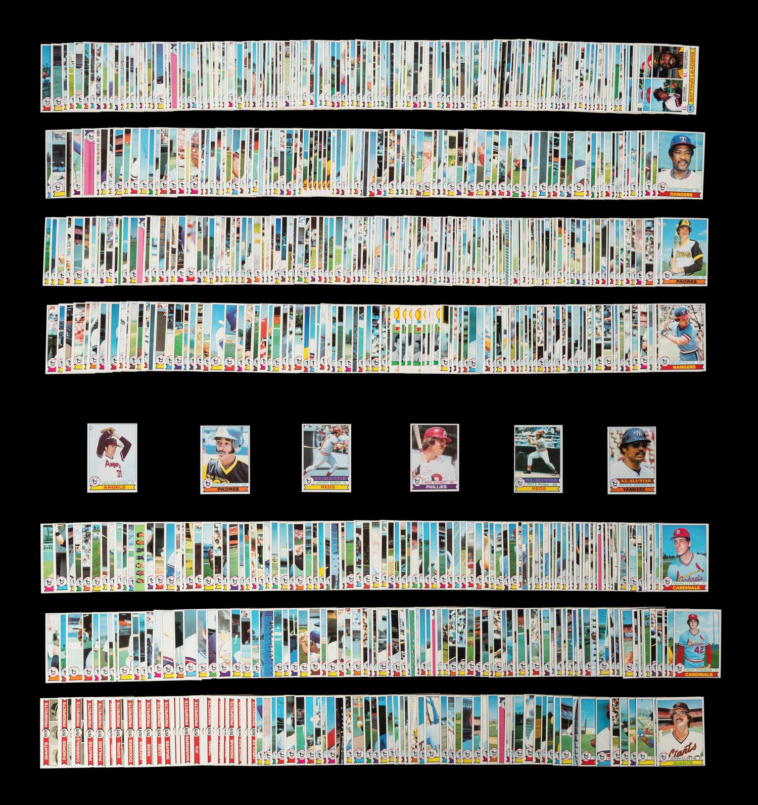 A Complete Set of 1979 Topps Baseball Cards (726/726)