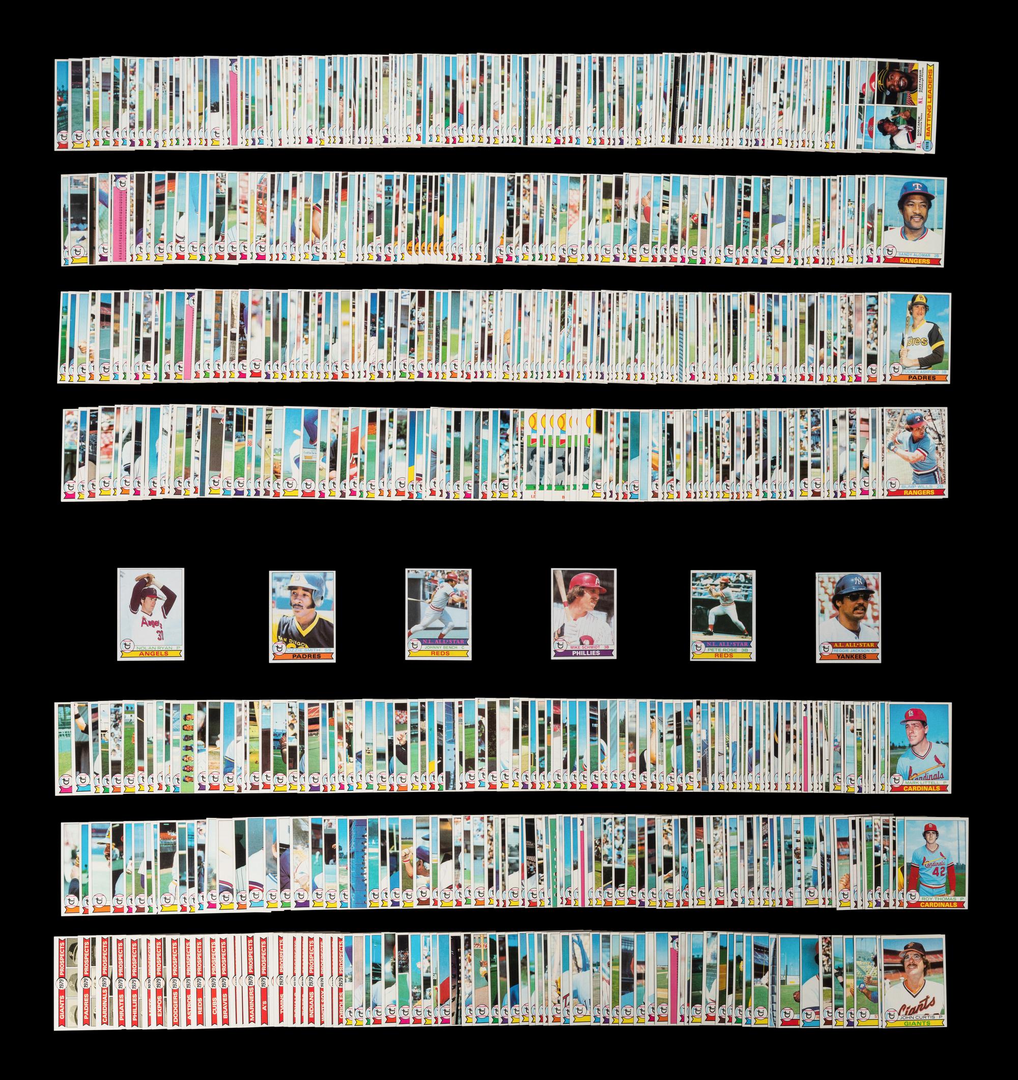 A Complete Set of 1979 Topps Baseball Cards (726/726)