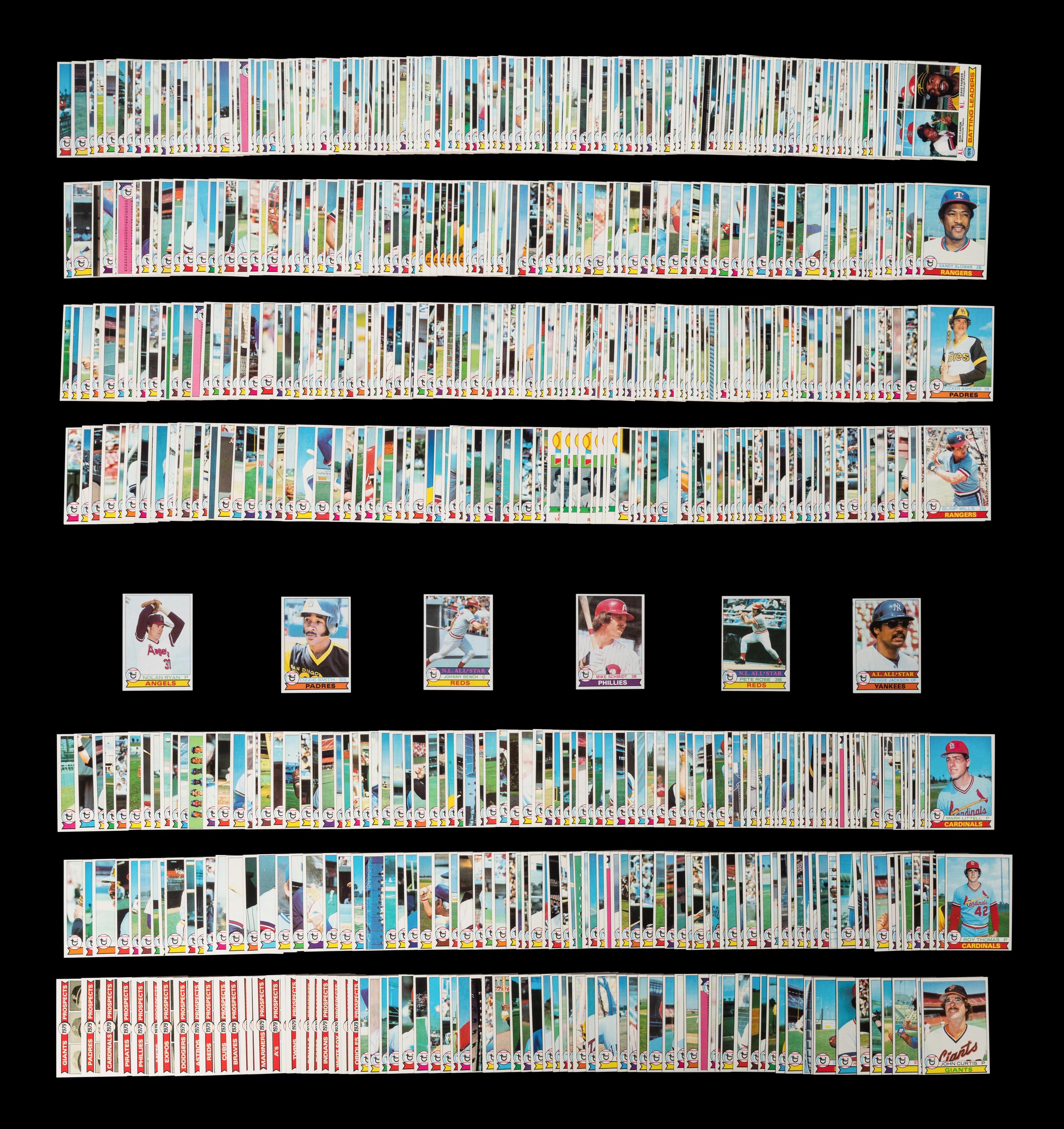 A Complete Set of 1979 Topps Baseball Cards (726/726)