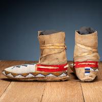Northern Plains Buffalo Soft-Soled Moccasins