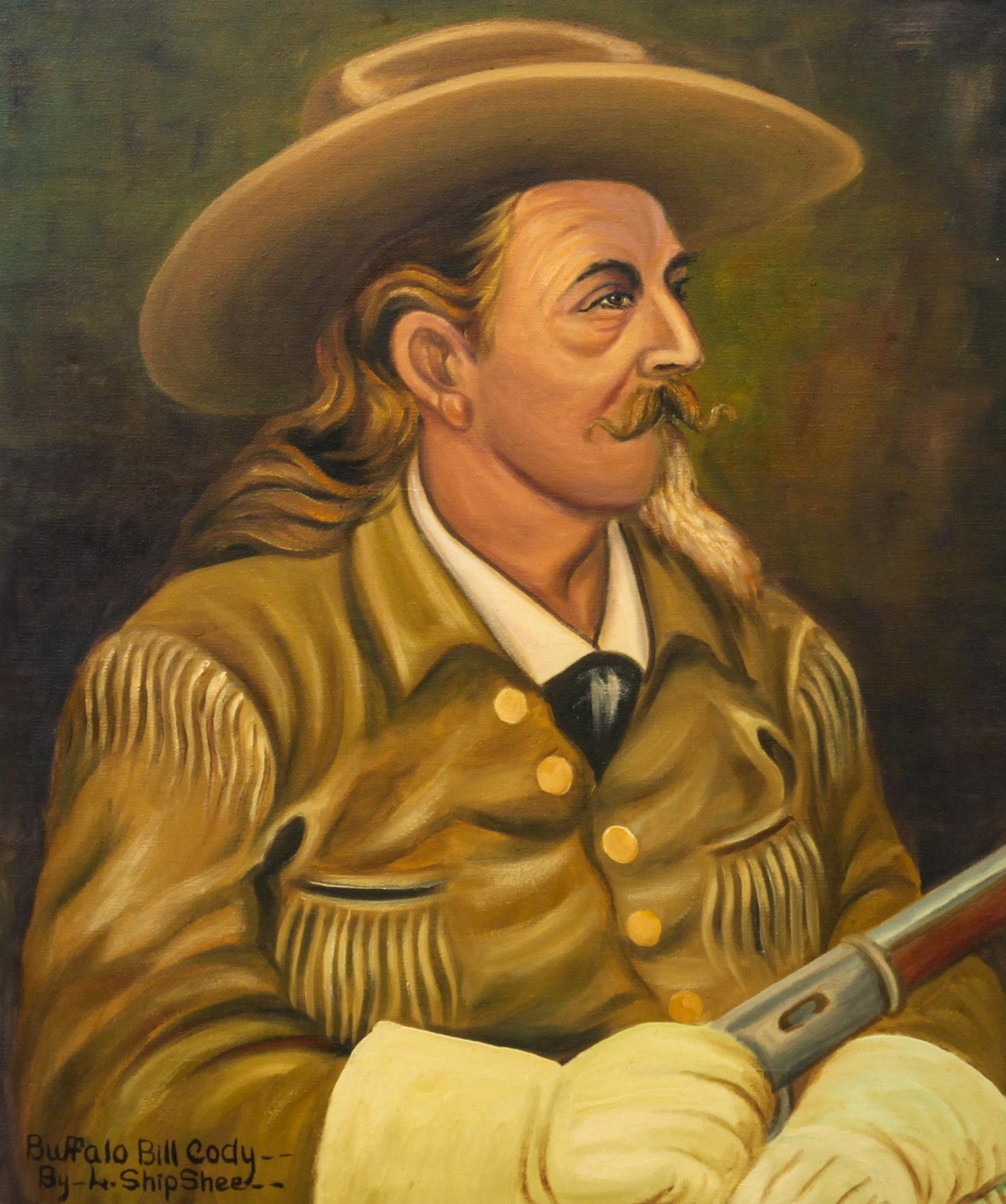 Louis Shipshee, (American, 1896-1975), Buffalo Bill Cody