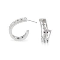 WHITE GOLD AND DIAMOND EARRINGS