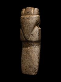 A Nicoya Stone Avian Axe Pendant
