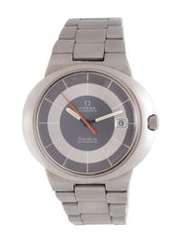 OMEGA, VINTAGE, STAINLESS STEEL 'DYNAMIC' WRISTWATCH