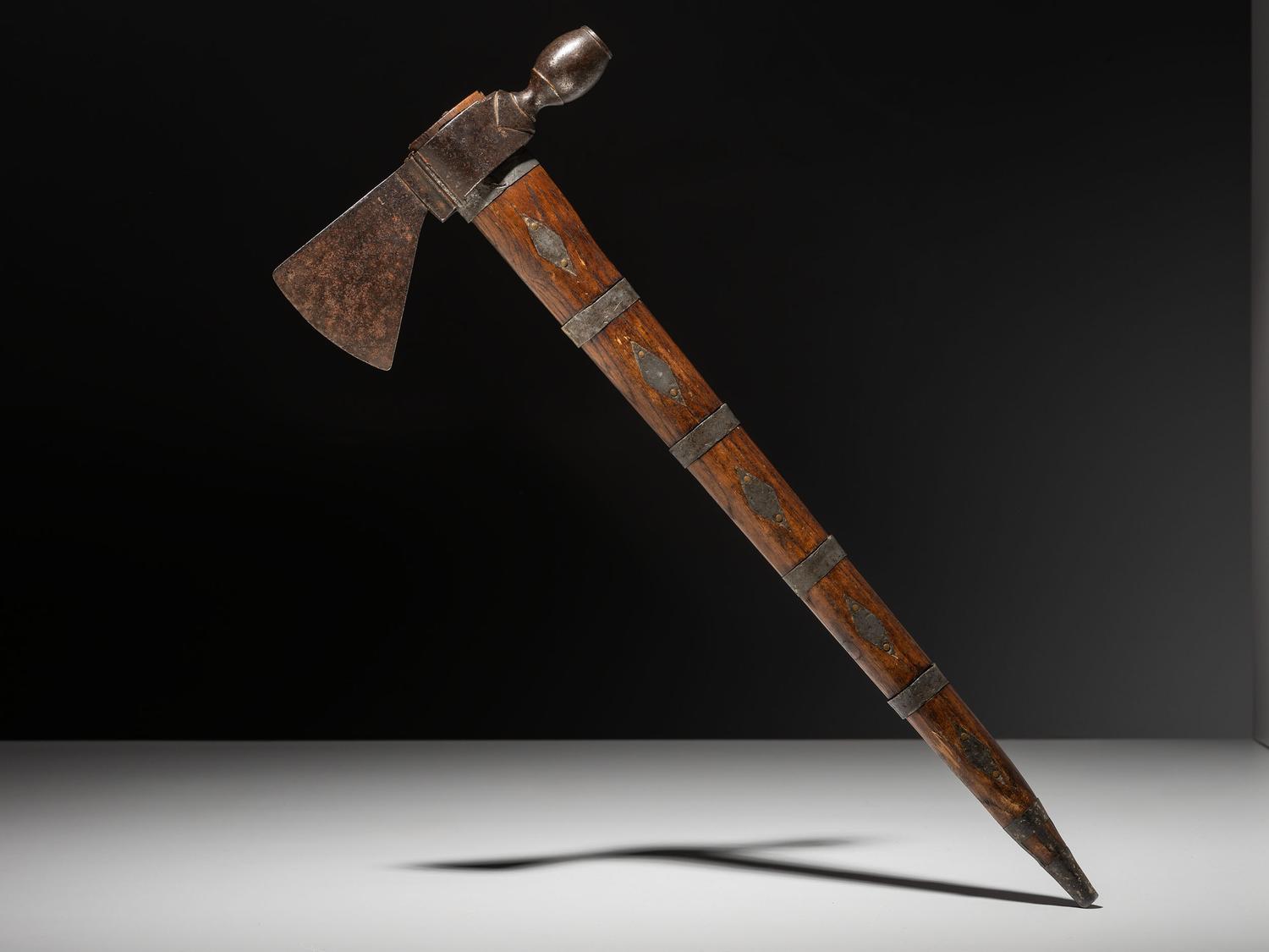 Great Lakes Pipe Tomahawk, with Pewter Inlay