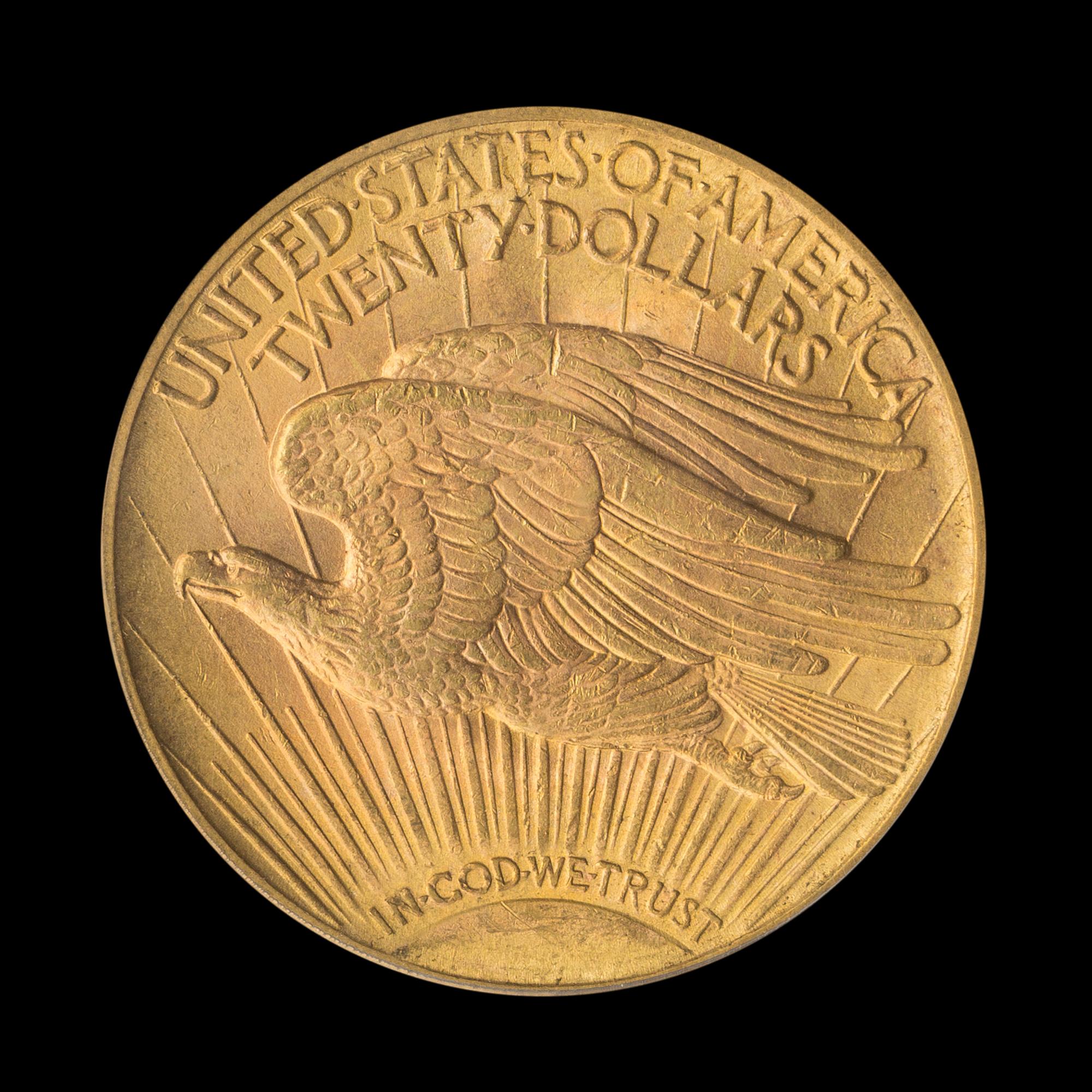 A United States 1912 St. Gaudens $20 Gold Coin