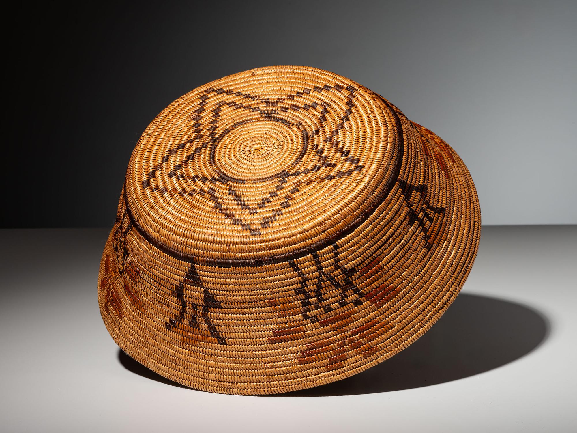 Central California Polychrome Basket
