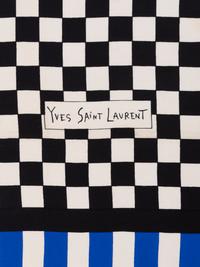 Six Silk Scarves: Three Yves Saint Laurent, One Valentino, and One Chanel, 1980-2000s