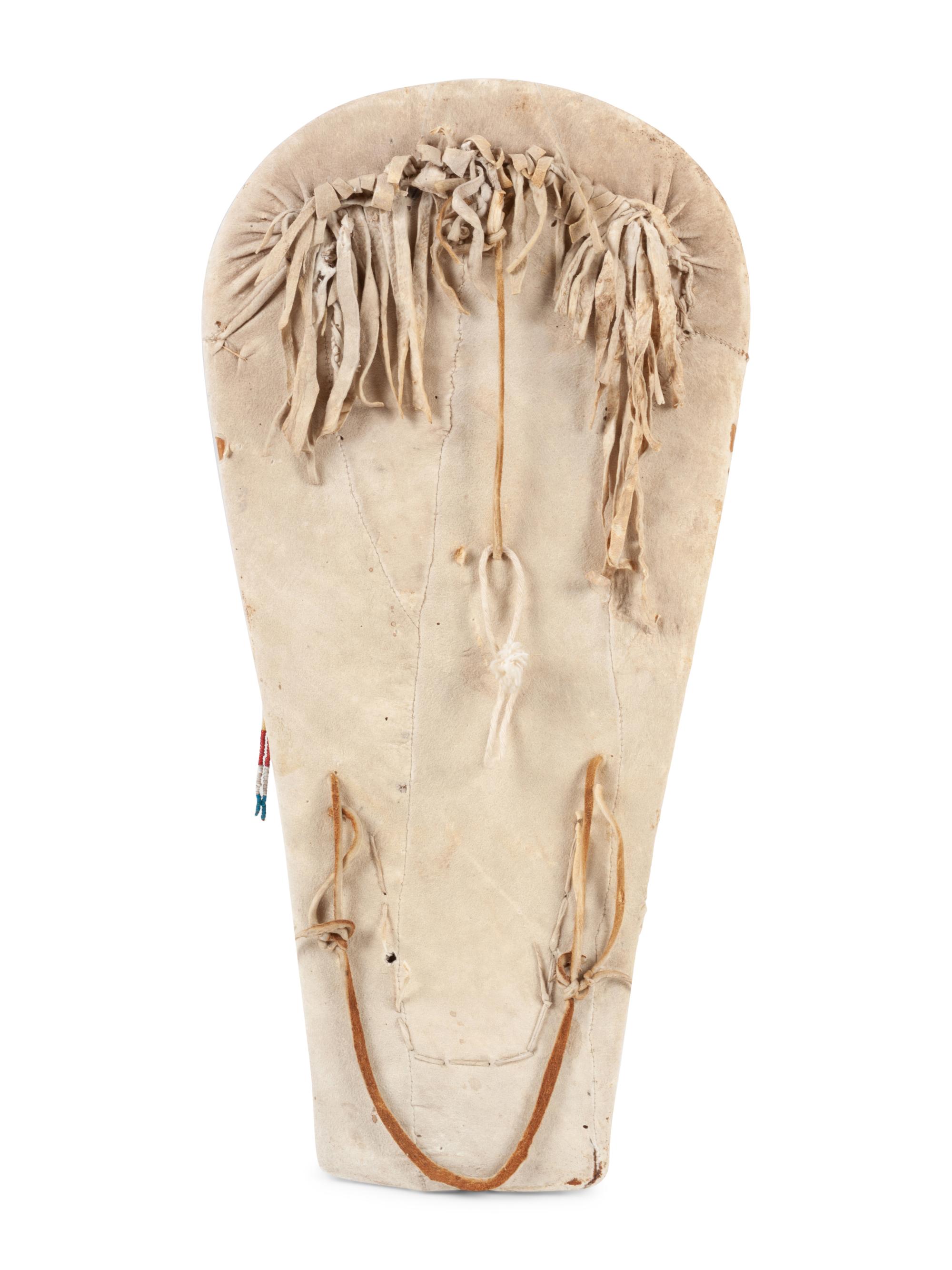 Ute Beaded Hide Doll Cradle