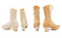 Two Pairs of Early Women's Sportswear Boots, Including Keds, c.1920
