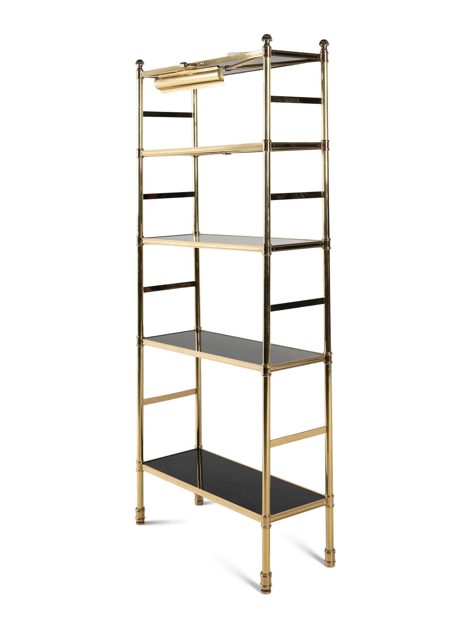 A Brass "Porter" Etagere