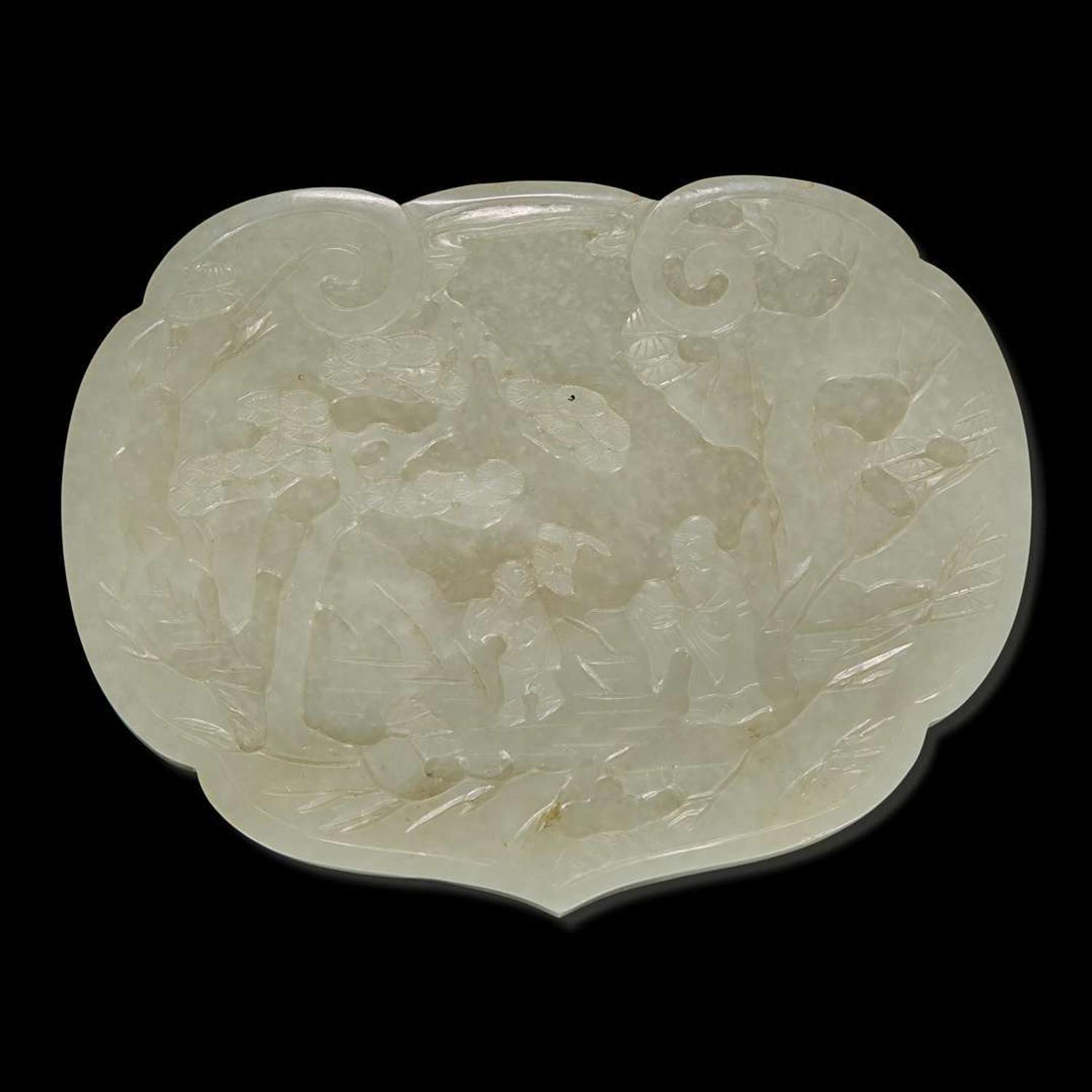A group of seven Chinese jade items 玉飾七件