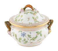 A Royal Copenhagen Flora Danica Porcelain Covered Tureen